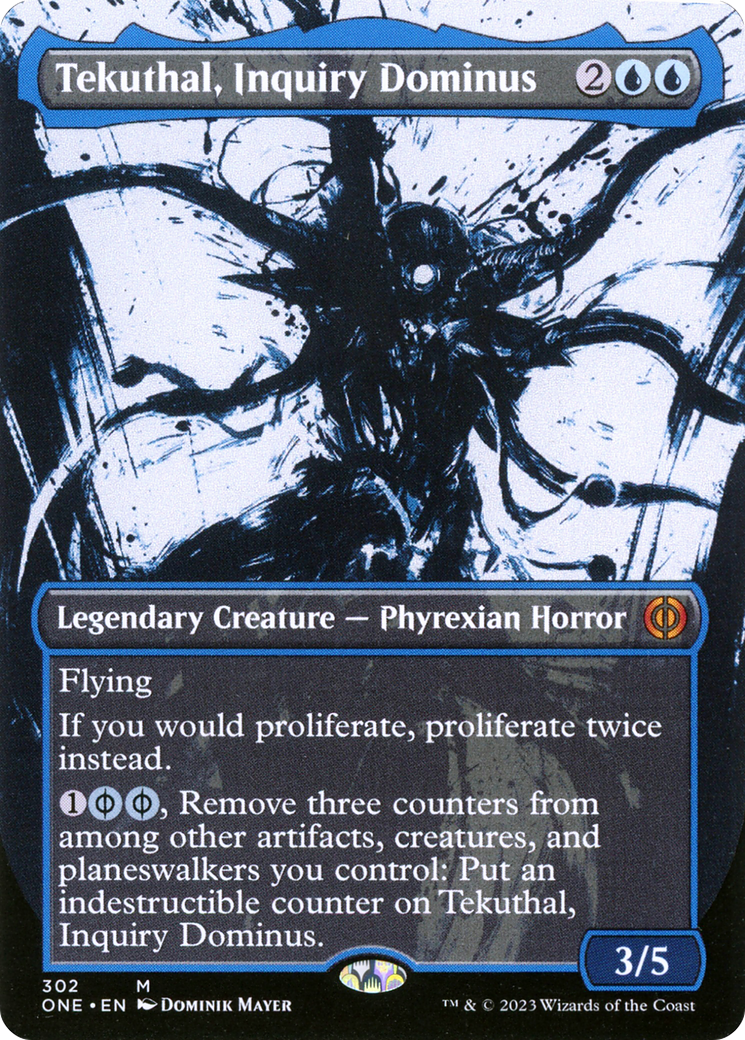 Tekuthal, Inquiry Dominus (Borderless Ichor) [Phyrexia: All Will Be One] | Black Swamp Games