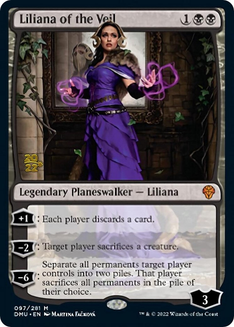 Liliana of the Veil [Dominaria United Prerelease Promos] | Black Swamp Games