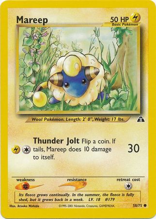 Mareep (58/75) [Neo Discovery Unlimited] | Black Swamp Games