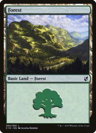 Forest (300) [Commander 2019] | Black Swamp Games