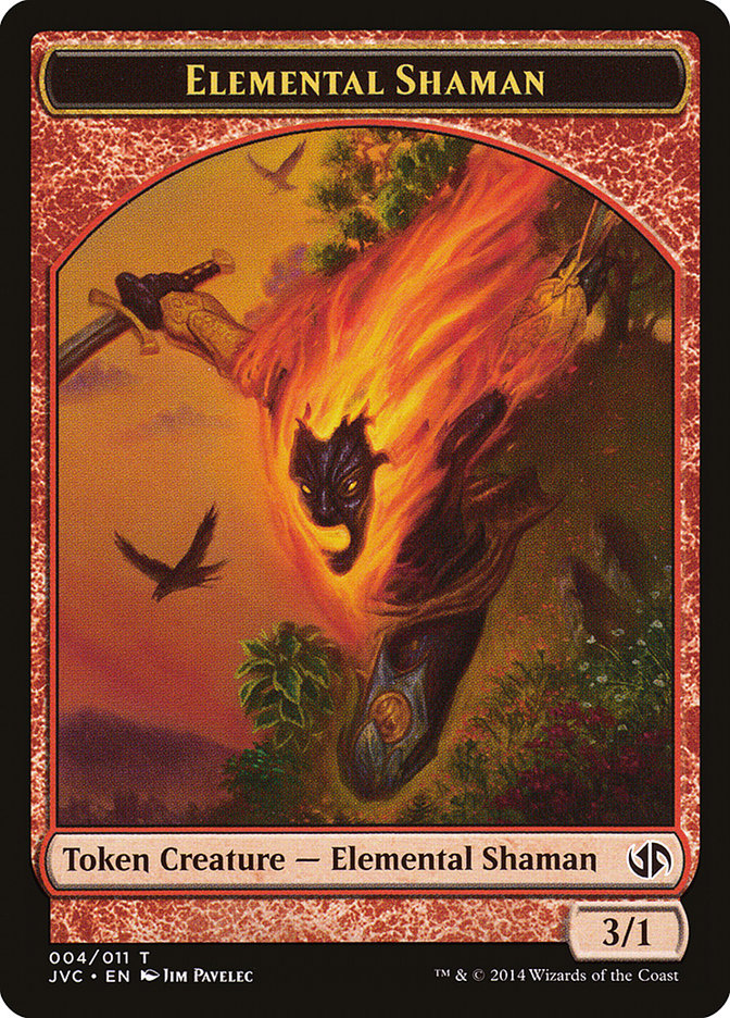 Elemental Shaman Token (Jace vs. Chandra) [Duel Decks Anthology Tokens] | Black Swamp Games