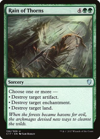 Rain of Thorns [Commander 2017] | Black Swamp Games