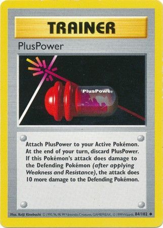 PlusPower (84/102) [Base Set Shadowless Unlimited] | Black Swamp Games