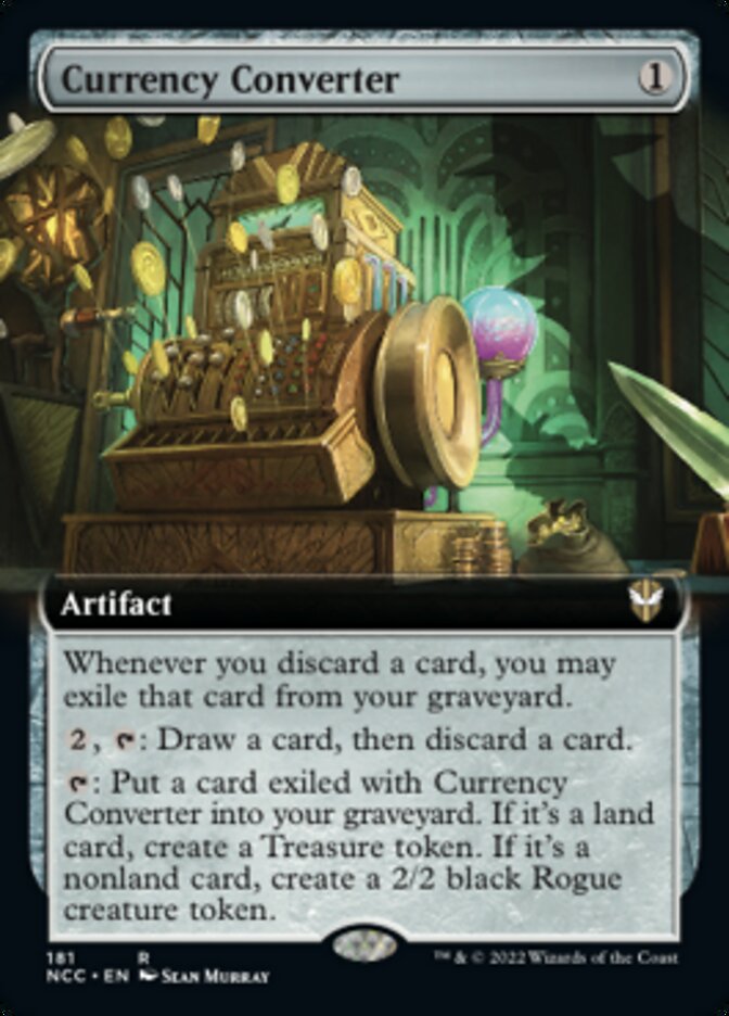 Currency Converter (Extended Art) [Streets of New Capenna Commander] | Black Swamp Games