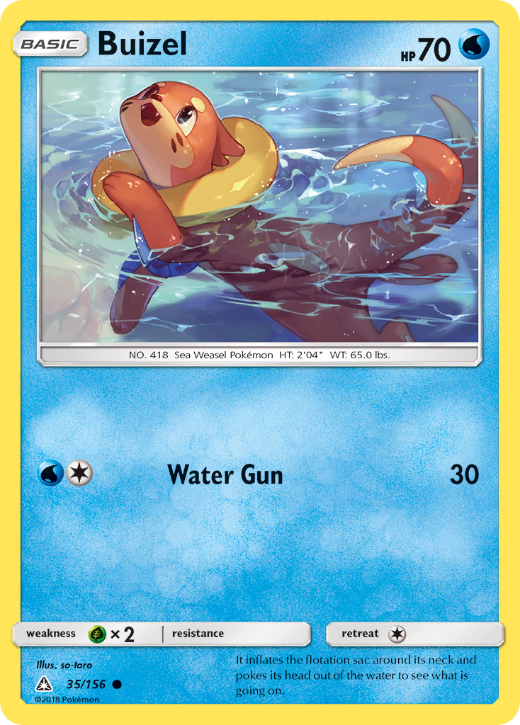 Buizel (35/156) [Sun & Moon: Ultra Prism] | Black Swamp Games