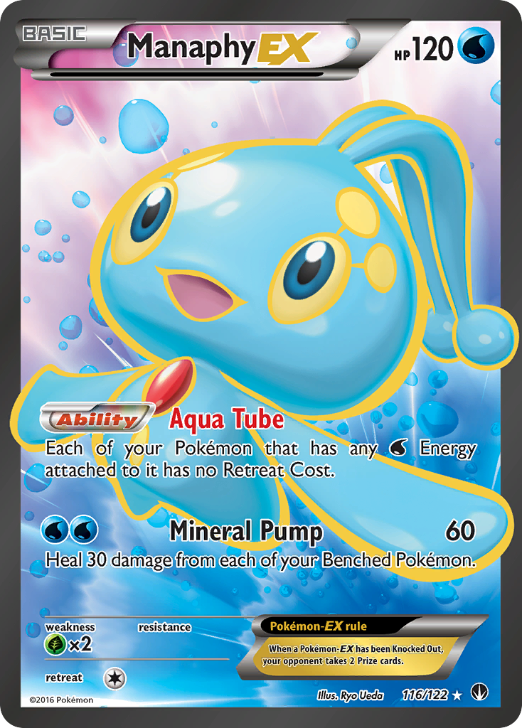 Manaphy EX (116/122) [XY: BREAKpoint] | Black Swamp Games
