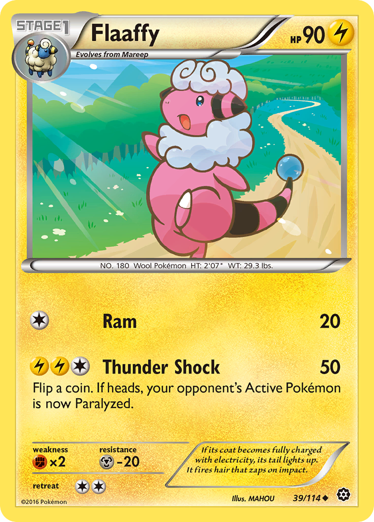 Flaaffy (39/114) [XY: Steam Siege] | Black Swamp Games