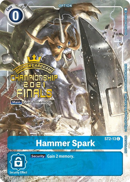 Hammer Spark [ST2-13] (2021 Championship Finals Tamer's Evolution Pack) [Starter Deck: Cocytus Blue Promos] | Black Swamp Games