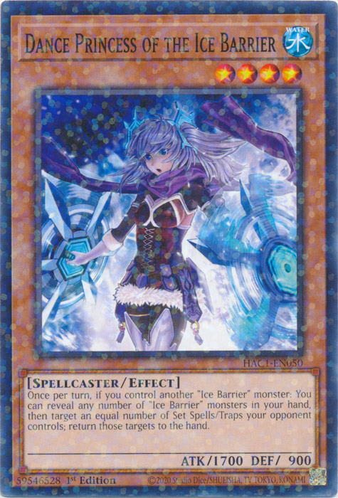 Dance Princess of the Ice Barrier (Duel Terminal) [HAC1-EN050] Common | Black Swamp Games