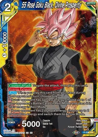 SS Rose Goku Black, Divine Prosperity [P-206] | Black Swamp Games