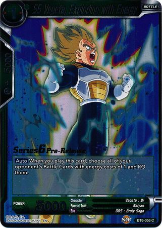 SS Vegeta, Exploding with Energy [BT6-056_PR] | Black Swamp Games