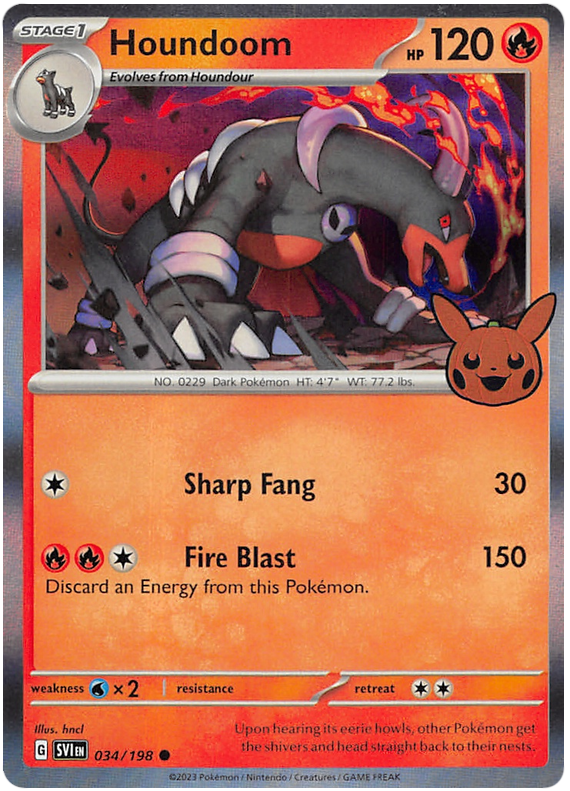 Houndoom (034/198) [Trick or Trade 2023] | Black Swamp Games