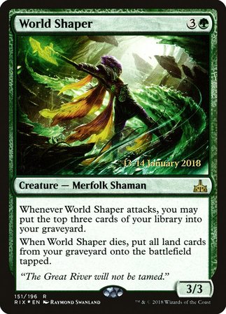 World Shaper [Rivals of Ixalan Promos] | Black Swamp Games