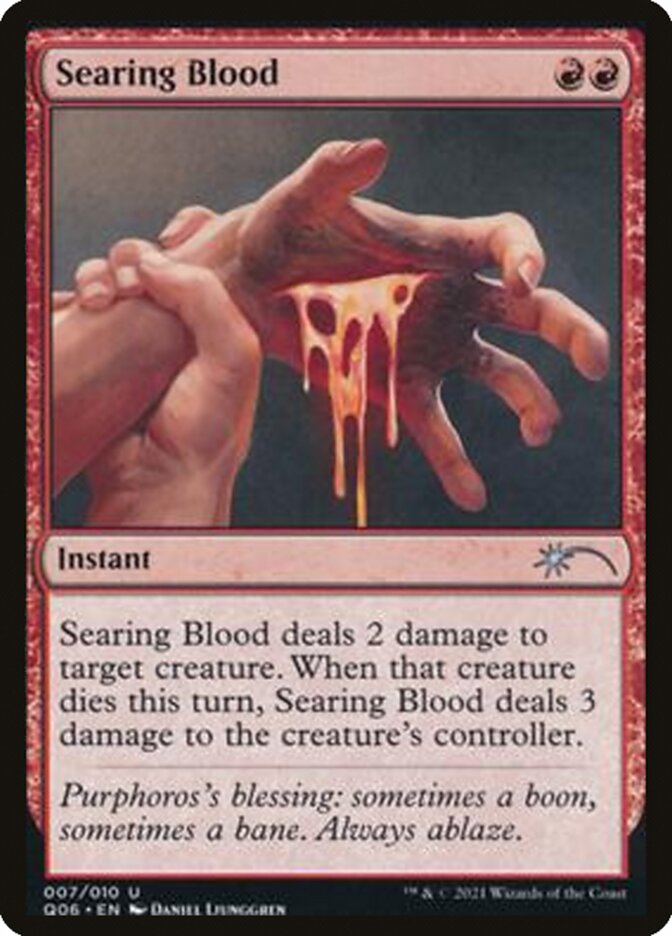 Searing Blood [Pioneer Challenger Decks 2021] | Black Swamp Games