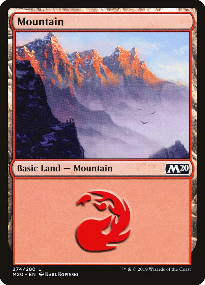 Mountain (#274) [Core Set 2020] | Black Swamp Games