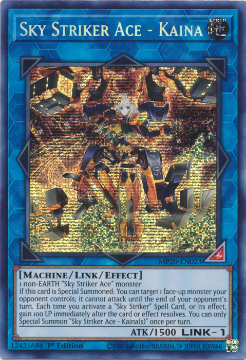 Sky Striker Ace - Kaina [MP20-EN023] Prismatic Secret Rare | Black Swamp Games