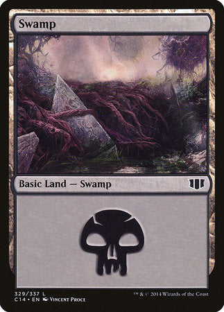Swamp (329) [Commander 2014] | Black Swamp Games