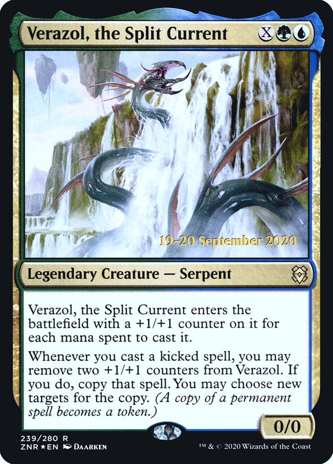 Verazol, the Split Current  [Zendikar Rising Prerelease Promos] | Black Swamp Games