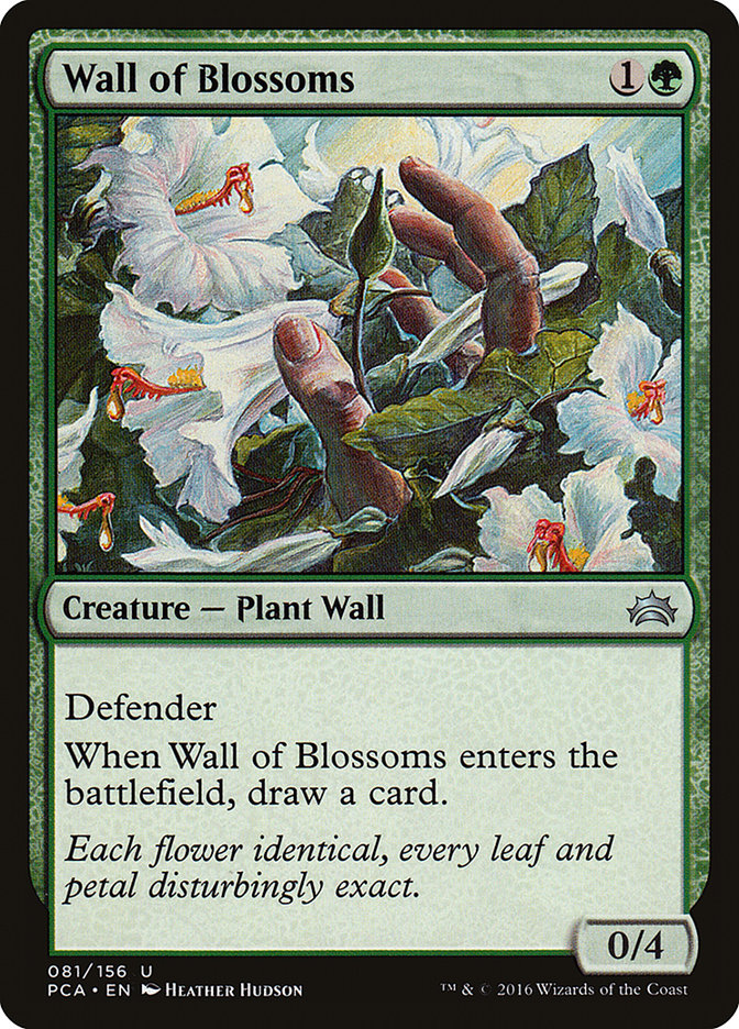 Wall of Blossoms [Planechase Anthology] | Black Swamp Games