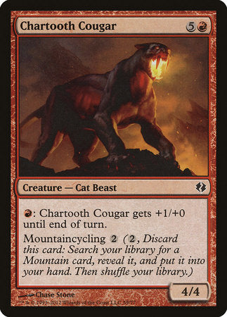 Chartooth Cougar [Duel Decks: Venser vs. Koth] | Black Swamp Games