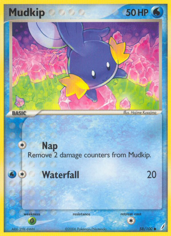 Mudkip (58/100) [EX: Crystal Guardians] | Black Swamp Games