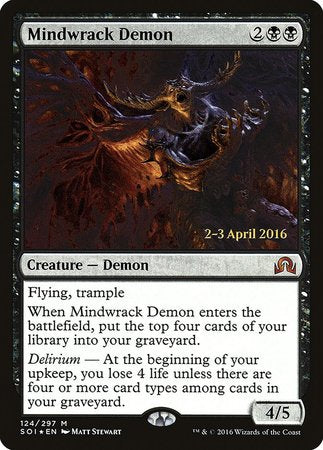 Mindwrack Demon [Shadows over Innistrad Promos] | Black Swamp Games