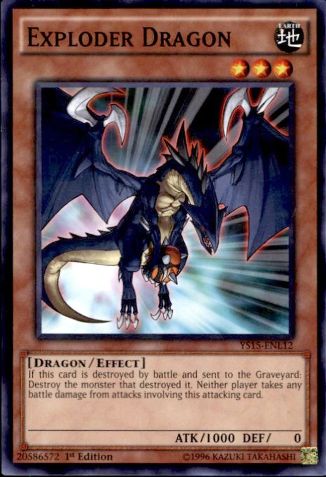 Exploder Dragon [YS15-ENL12] Shatterfoil Rare | Black Swamp Games