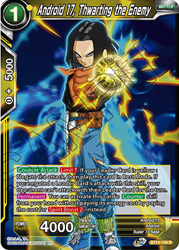 Android 17, Thwarting the Enemy (BT14-109) [Cross Spirits] | Black Swamp Games