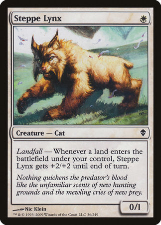 Steppe Lynx [Zendikar] | Black Swamp Games