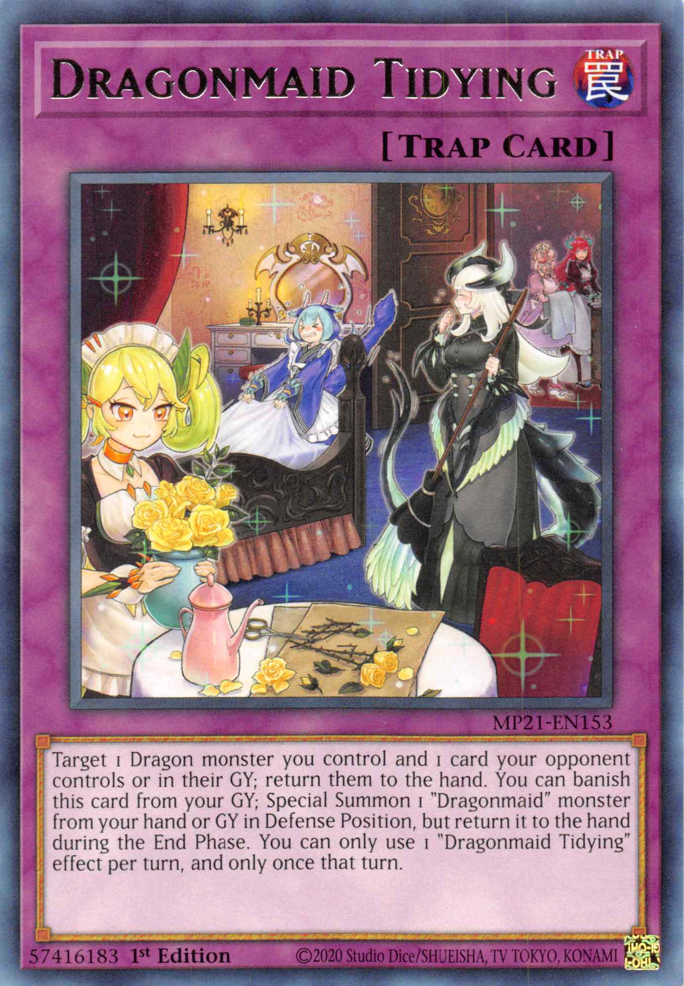 Dragonmaid Tidying [MP21-EN153] Rare | Black Swamp Games