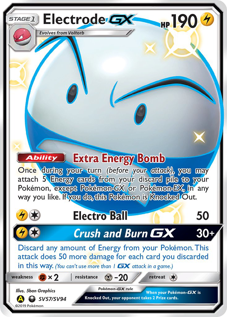 Electrode GX (SV57/SV94) [Sun & Moon: Hidden Fates - Shiny Vault] | Black Swamp Games