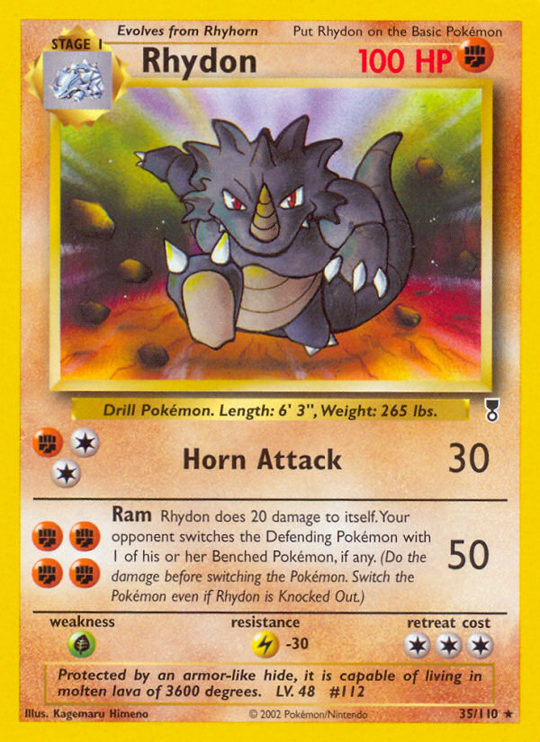 Rhydon (35/110) [Legendary Collection] | Black Swamp Games