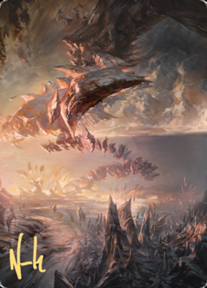 Needleverge Pathway Art Card (Gold-Stamped Signature) [Zendikar Rising Art Series] | Black Swamp Games