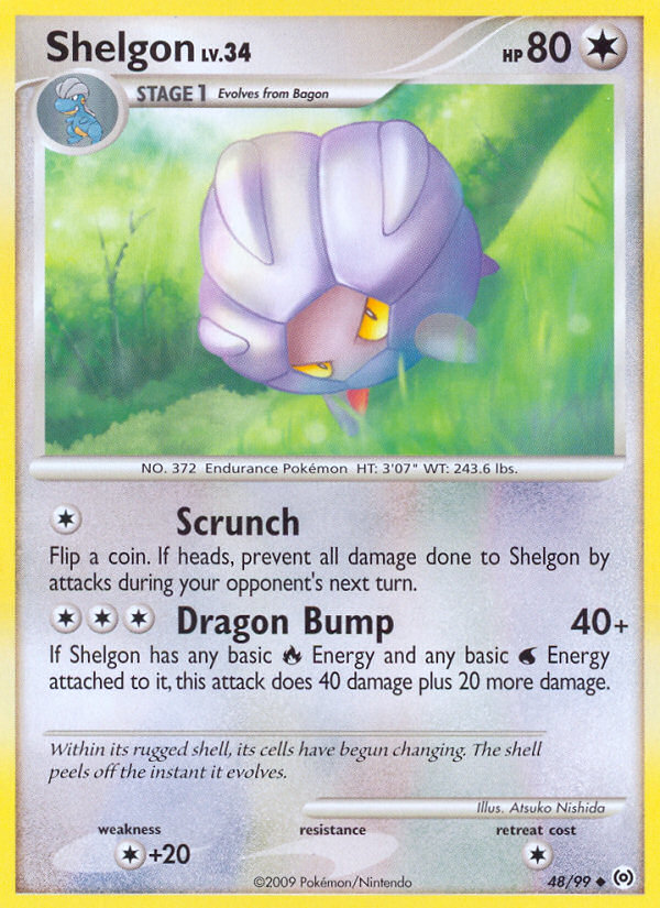 Shelgon (48/99) [Platinum: Arceus] | Black Swamp Games