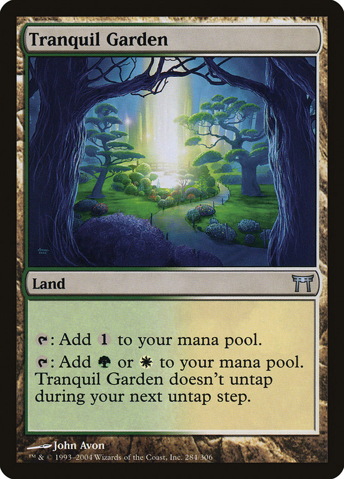 Tranquil Garden [Champions of Kamigawa] | Black Swamp Games