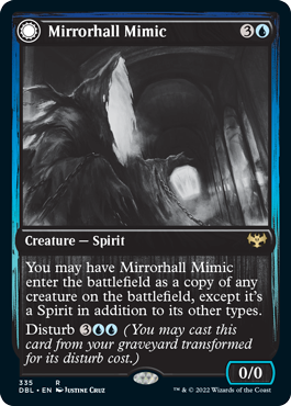 Mirrorhall Mimic // Ghastly Mimicry [Innistrad: Double Feature] | Black Swamp Games