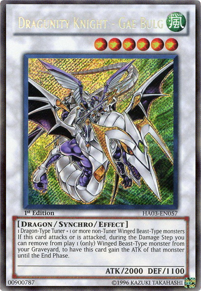 Dragunity Knight - Gae Bulg [HA03-EN057] Secret Rare | Black Swamp Games