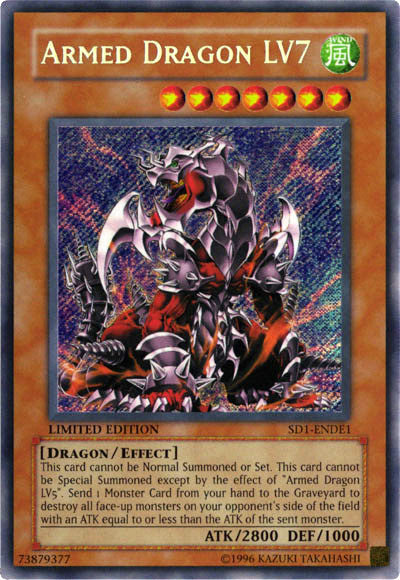 Armed Dragon Lv7 [SD1-ENDE1] Secret Rare | Black Swamp Games