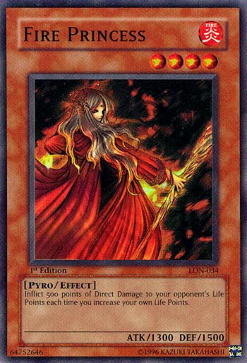 Fire Princess [LON-034] Super Rare | Black Swamp Games