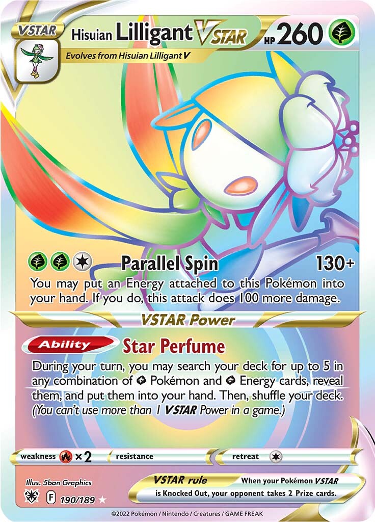 Hisuian Lilligant VSTAR (190/189) [Sword & Shield: Astral Radiance] | Black Swamp Games