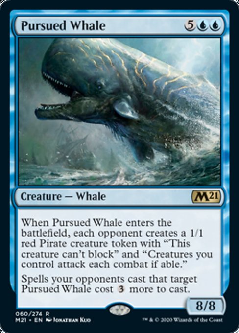 Pursued Whale [Core Set 2021] | Black Swamp Games