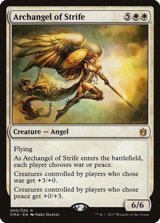 Archangel of Strife [Commander Anthology] | Black Swamp Games