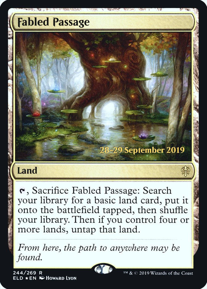 Fabled Passage  [Throne of Eldraine Prerelease Promos] | Black Swamp Games