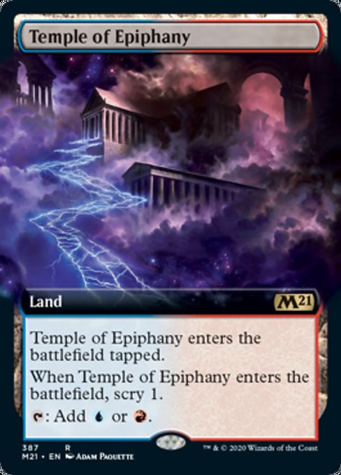 Temple of Epiphany (Extended Art) [Core Set 2021] | Black Swamp Games