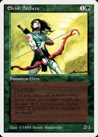 Elvish Archers [Summer Magic / Edgar] | Black Swamp Games