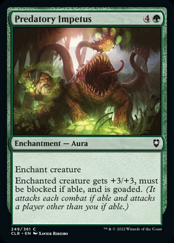 Predatory Impetus [Commander Legends: Battle for Baldur's Gate] | Black Swamp Games