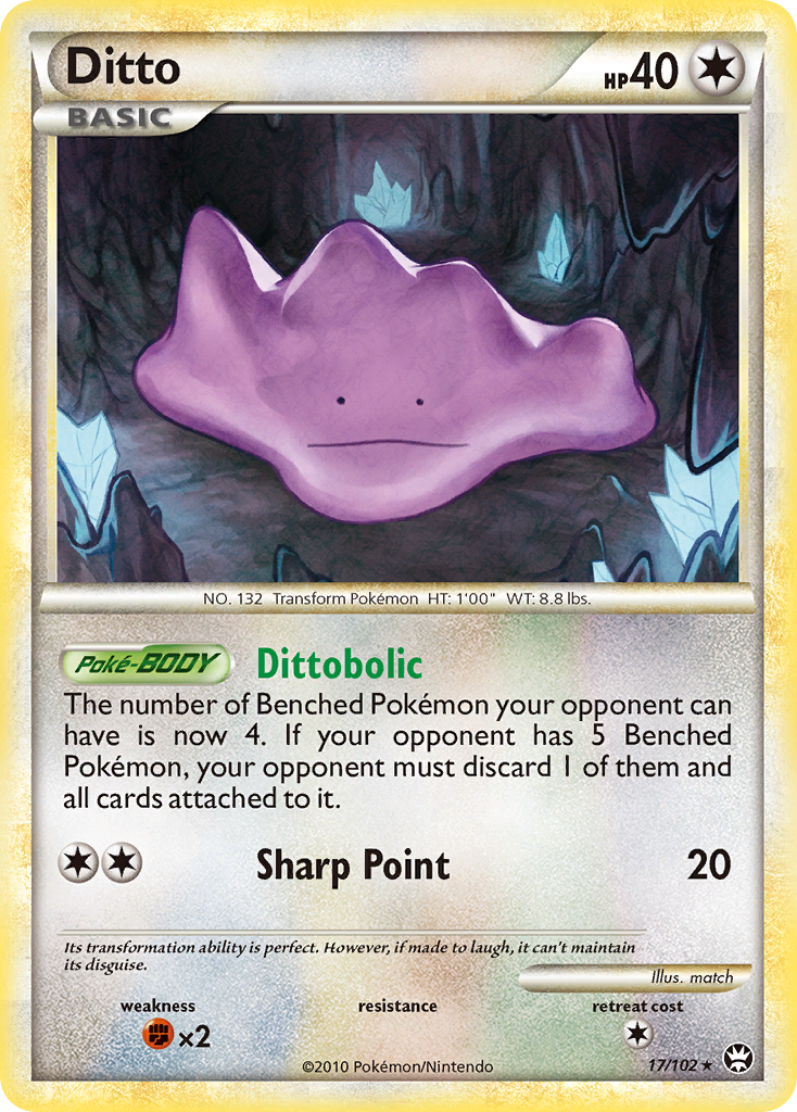 Ditto (17/102) [HeartGold & SoulSilver: Triumphant] | Black Swamp Games