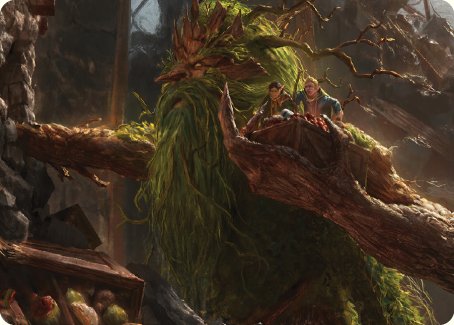 Treebeard, Gracious Host Art Card [The Lord of the Rings: Tales of Middle-earth Art Series] | Black Swamp Games