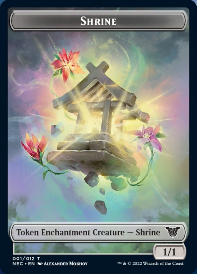 Shrine Token [Kamigawa: Neon Dynasty Commander Tokens] | Black Swamp Games