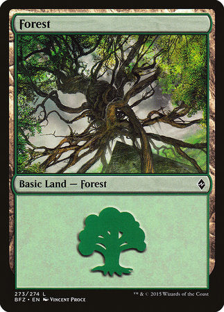 Forest (273) [Battle for Zendikar] | Black Swamp Games